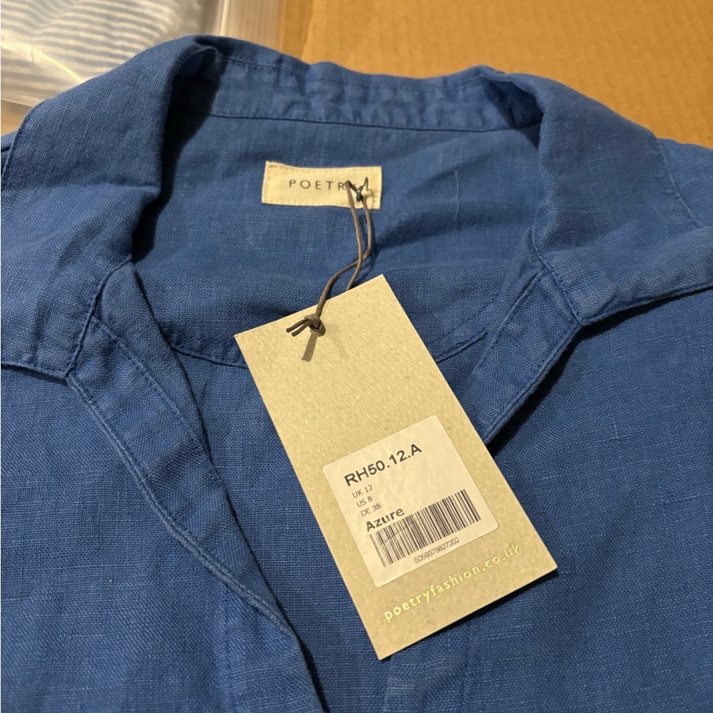 Poetry NOTCH-NECK TUNIC Size 8 - Picture 6 of 10